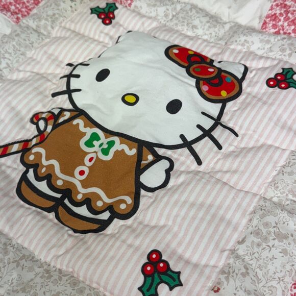 NWOT Pottery Barn Teen Hello Kitty® Gingerbread Quilted Cotton Standard Sham - Picture 4 of 11